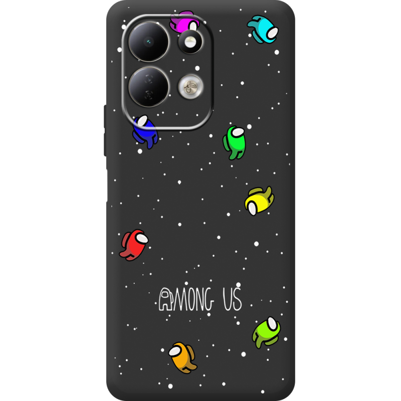 Чорний чохол BoxFace Xiaomi Redmi 17 Among Us Invisible