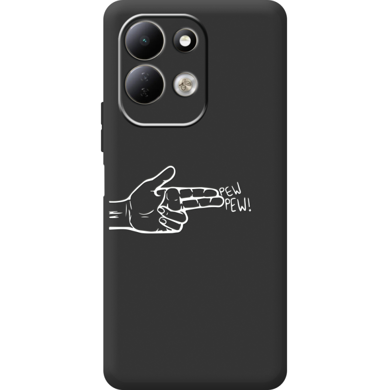 Чорний чохол BoxFace Xiaomi Redmi 17 Pew Pew