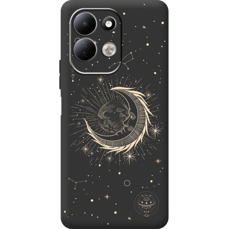 Чорний чохол BoxFace Xiaomi Redmi 17 Moon