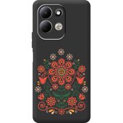 Чорний чохол BoxFace Xiaomi Redmi 17 Ukrainian Ornament