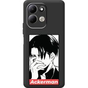 Чорний чохол BoxFace Xiaomi Redmi 17 Attack On Titan - Ackerman