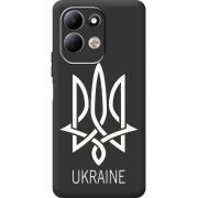 Чорний чохол BoxFace Xiaomi Redmi 17 Тризуб монограмма ukraine
