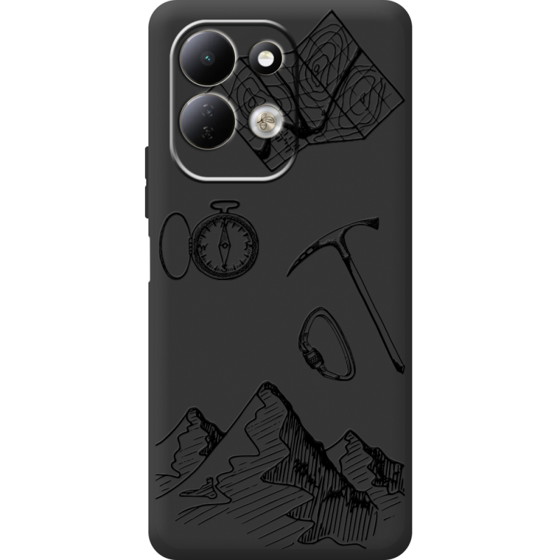 Чорний чохол BoxFace Xiaomi Redmi 17 Mountains