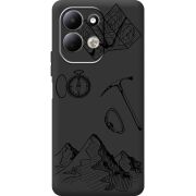 Чорний чохол BoxFace Xiaomi Redmi 17 Mountains