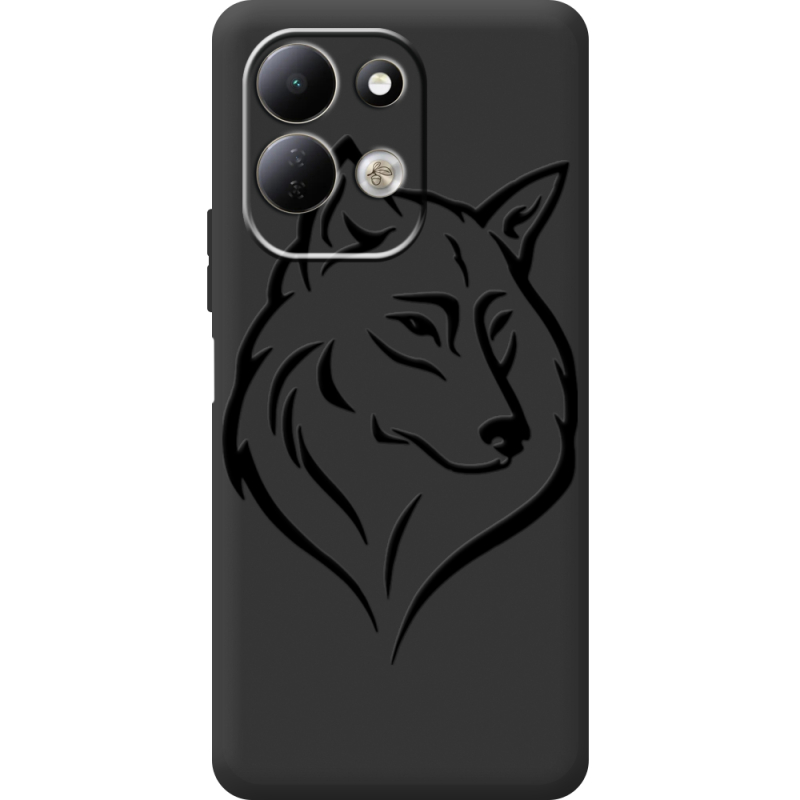 Чорний чохол BoxFace Xiaomi Redmi 17 Wolf