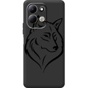 Чорний чохол BoxFace Xiaomi Redmi 17 Wolf