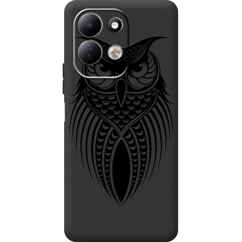 Чорний чохол BoxFace Xiaomi Redmi 17 Owl