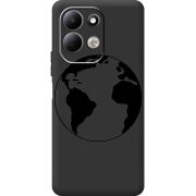 Чорний чохол BoxFace Xiaomi Redmi 17 Earth