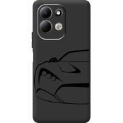 Чорний чохол BoxFace Xiaomi Redmi 17 Sportcar