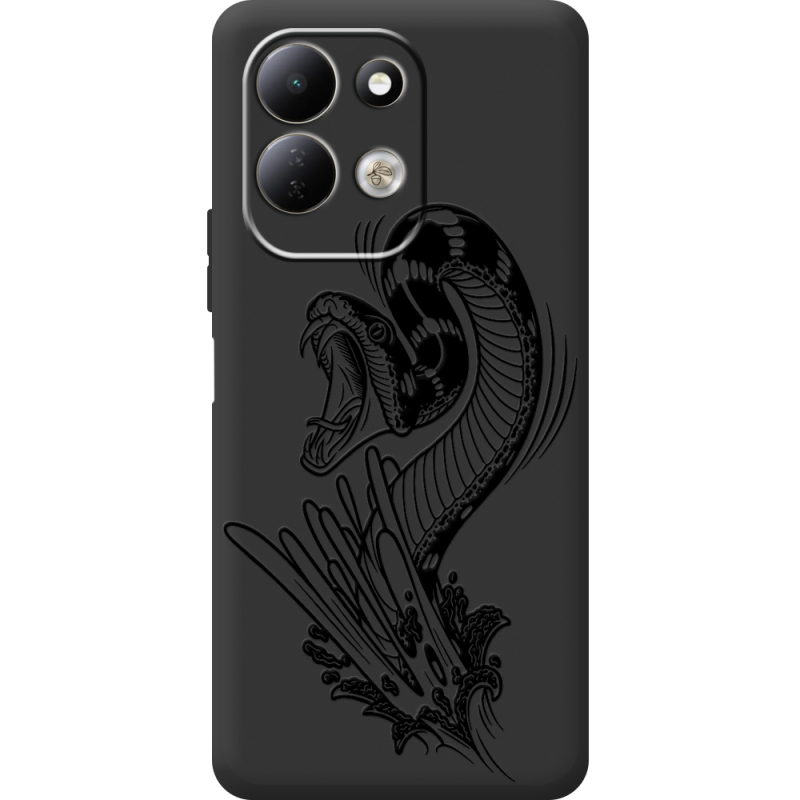 Чорний чохол BoxFace Xiaomi Redmi 17 Snake