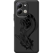 Чорний чохол BoxFace Xiaomi Redmi 17 Snake