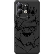 Чорний чохол BoxFace Xiaomi Redmi 17 Bear King