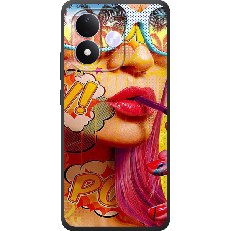 Чохол BoxFace Xiaomi Redmi Note 17 Yellow Girl Pop Art