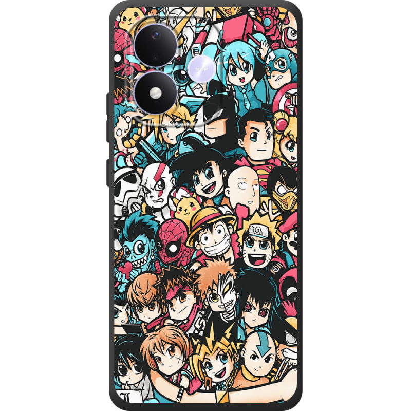Чохол BoxFace Xiaomi Redmi Note 17 Anime Stickers