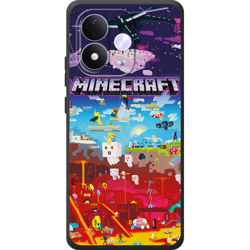 Чохол BoxFace Xiaomi Redmi Note 17 Minecraft World Beyond