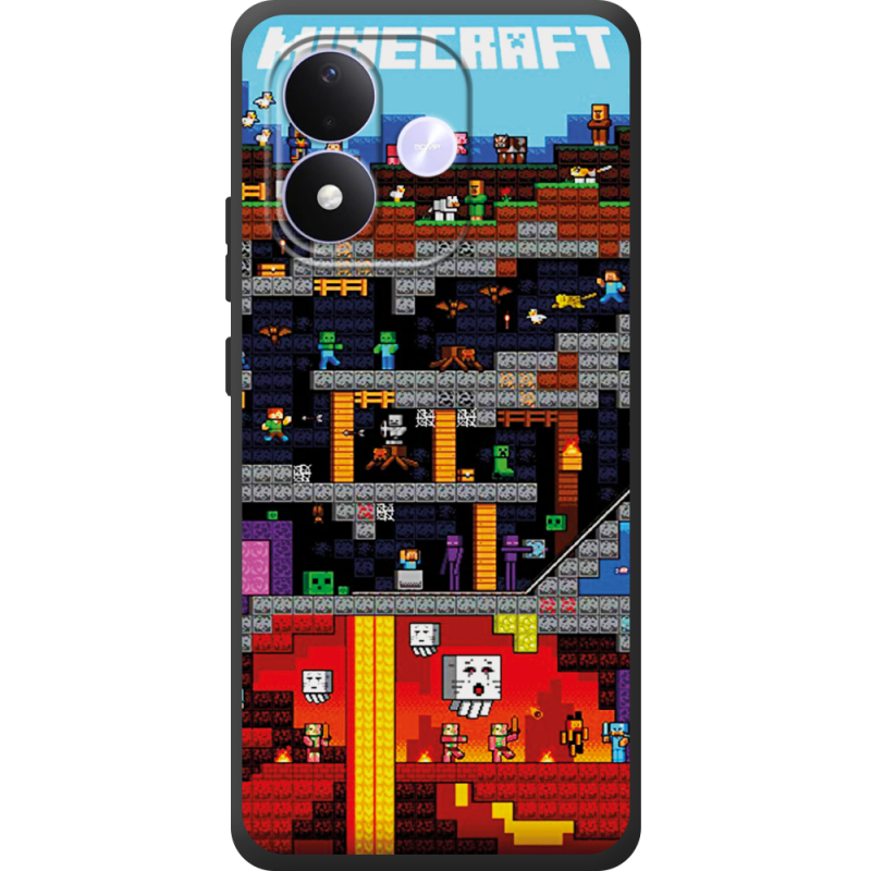 Чохол BoxFace Xiaomi Redmi Note 17 Minecraft Lode Runner
