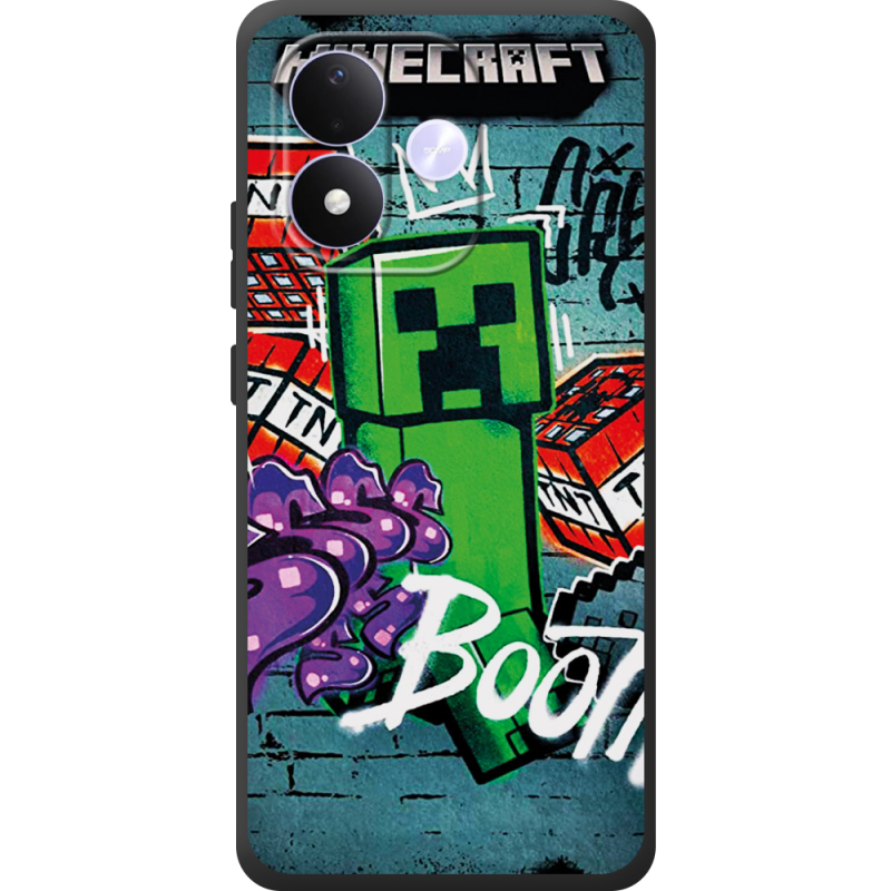 Чохол BoxFace Xiaomi Redmi Note 17 Minecraft Graffiti