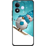 Чохол BoxFace Xiaomi Redmi Note 17 Skier Snowman