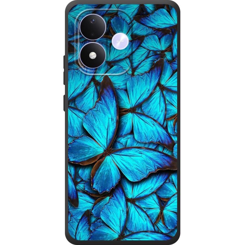 Чохол BoxFace Xiaomi Redmi Note 17 лазурные бабочки