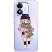 Прозорий чохол BoxFace Xiaomi Redmi Note 17 Winter Morning Girl
