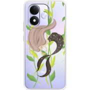 Прозорий чохол BoxFace Xiaomi Redmi Note 17 Cute Mermaid