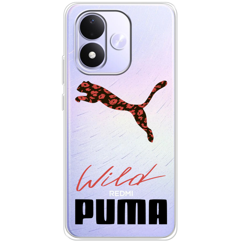 Прозорий чохол BoxFace Xiaomi Redmi Note 17 Wild Cat
