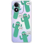 Прозорий чохол BoxFace Xiaomi Redmi Note 17 с 3D-глазками HIYA