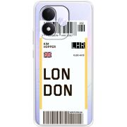 Прозорий чохол BoxFace Xiaomi Redmi Note 17 Ticket London