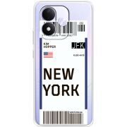 Прозорий чохол BoxFace Xiaomi Redmi Note 17 Ticket New York