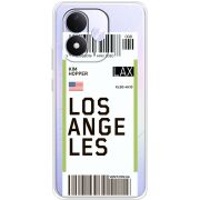 Прозорий чохол BoxFace Xiaomi Redmi Note 17 Ticket Los Angeles