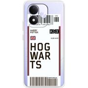 Прозорий чохол BoxFace Xiaomi Redmi Note 17 Ticket Hogwarts