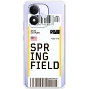 Прозорий чохол BoxFace Xiaomi Redmi Note 17 Ticket Springfield