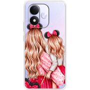Прозорий чохол BoxFace Xiaomi Redmi Note 17 Mouse Girls