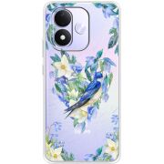 Прозорий чохол BoxFace Xiaomi Redmi Note 17 Spring Bird