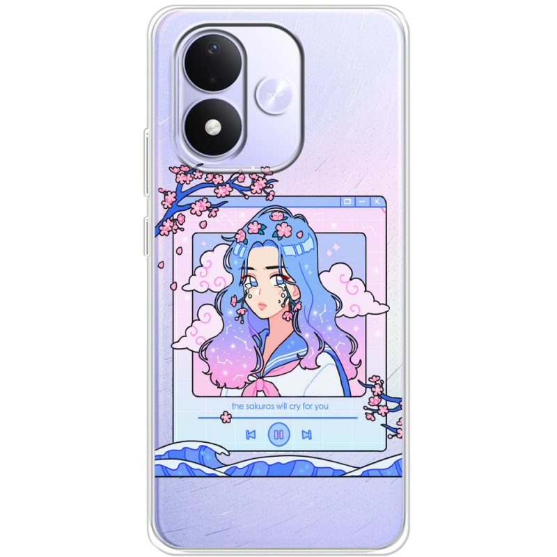 Прозорий чохол BoxFace Xiaomi Redmi Note 17 The Sakuras Will Cry For You