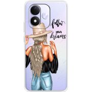Прозорий чохол BoxFace Xiaomi Redmi Note 17 Follow Your Dreams