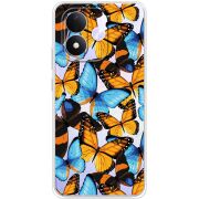Прозорий чохол BoxFace Xiaomi Redmi Note 17 Butterfly Morpho