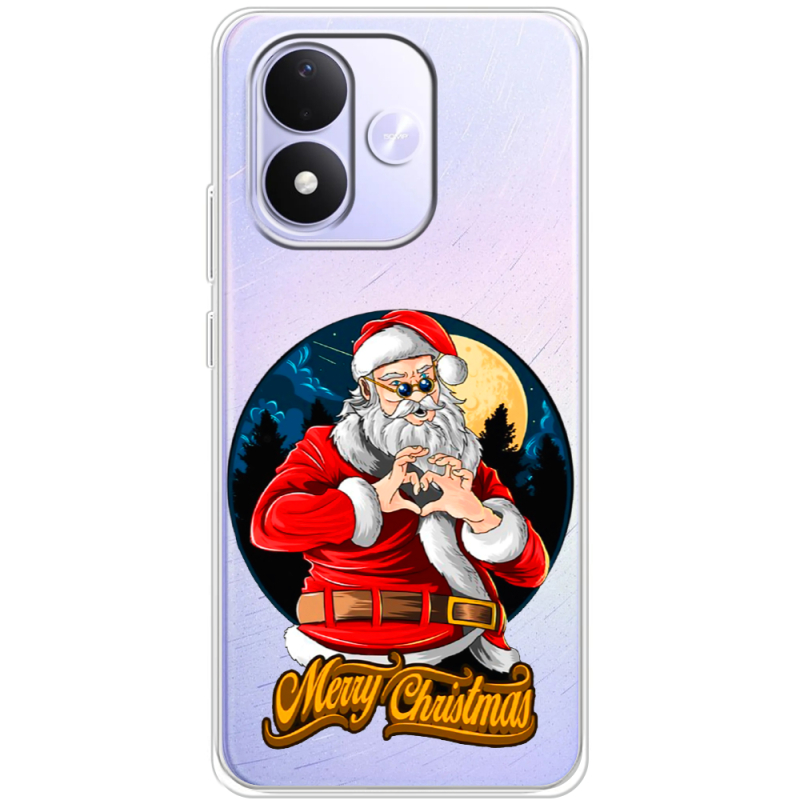 Прозорий чохол BoxFace Xiaomi Redmi Note 17 Cool Santa