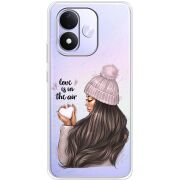 Прозорий чохол BoxFace Xiaomi Redmi Note 17 love is in the air