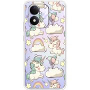 Прозорий чохол BoxFace Xiaomi Redmi Note 17 Unicorns