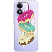 Прозорий чохол BoxFace Xiaomi Redmi Note 17 Donuts