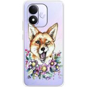 Прозорий чохол BoxFace Xiaomi Redmi Note 17 Winking Fox