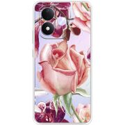 Прозорий чохол BoxFace Xiaomi Redmi Note 17 Rose