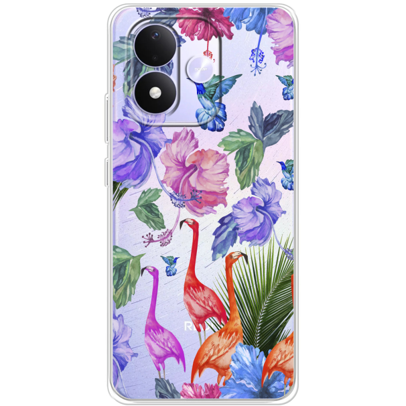 Прозорий чохол BoxFace Xiaomi Redmi Note 17 Flamingo
