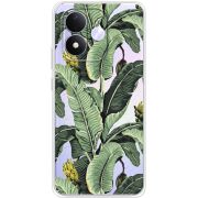 Прозорий чохол BoxFace Xiaomi Redmi Note 17 Banana Leaves