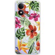 Прозорий чохол BoxFace Xiaomi Redmi Note 17 Tropical Flowers