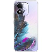 Прозорий чохол BoxFace Xiaomi Redmi Note 17 Feathers
