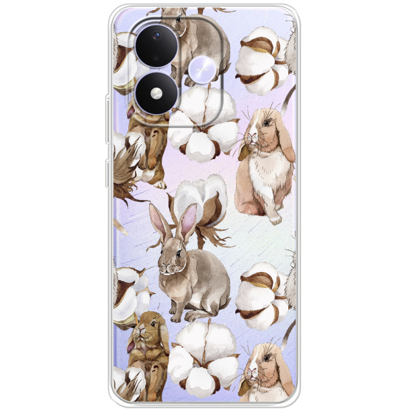 Прозорий чохол BoxFace Xiaomi Redmi Note 17 Cotton and Rabbits