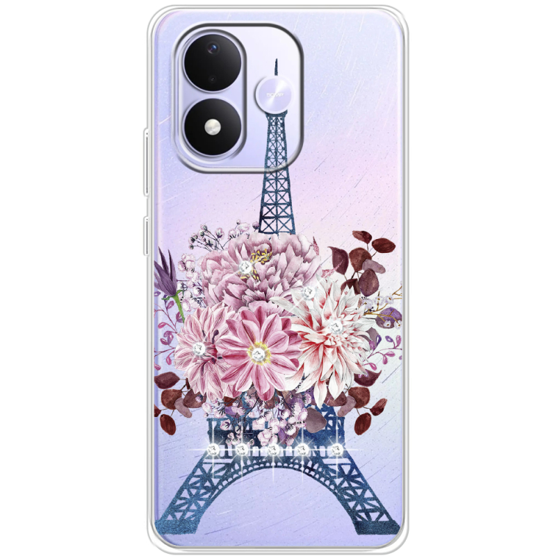 Чохол зі стразами Xiaomi Redmi Note 17 Eiffel Tower