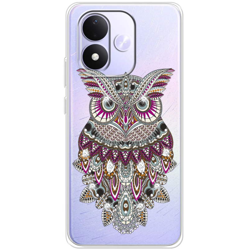 Чохол зі стразами Xiaomi Redmi Note 17 Owl